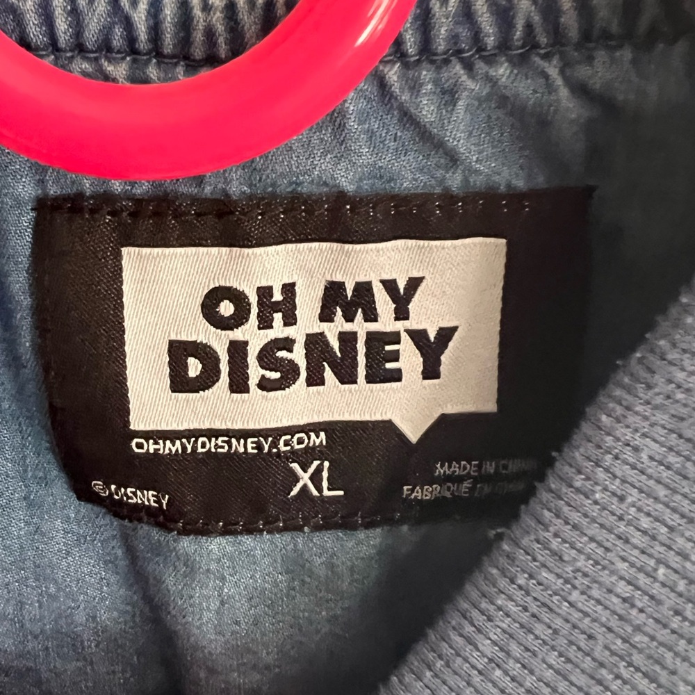 Women’s Little Mermaid Denim Jacket with Shell Patch - Picture 2 of 4